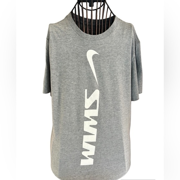 Nike Gray Swim Team Tee - Picture 1 of 4